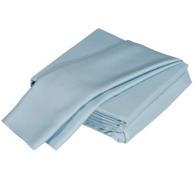 Luxuriously Soft 100% Viscose Derived from Bamboo 4-Piece Sheet Set , Oeko-TEX Certified, Queen - Sky