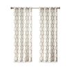 Metallic Geo Embroidered Curtain Panel(Only 1 Pc Panel)