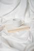 Omne Sleep 5-Piece White Bamboo Split King Hypoallergenic Sheet Set