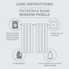 Solid Crushed Curtain Panel Pair(2 Pcs Window Panels)