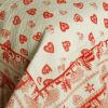 [Amelie] 3PC Cotton Vermicelli-Quilted Printed Quilt Set (Full/Queen Size)