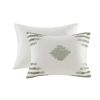 3 Piece Cotton Blend Chenille Duvet Cover Set