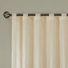 Solid Crushed Curtain Panel Pair(2 Pcs Window Panels)