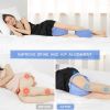 Leg Pillow Ergonomic Side Sleeping Pillows Memory Foam Knee Pillow with Strap for Side Sleeper