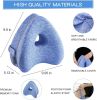 Leg Pillow Ergonomic Side Sleeping Pillows Memory Foam Knee Pillow with Strap for Side Sleeper